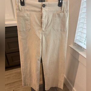 Gaudie Wide Leg Pants Cotton blend/ Anthropologie Inspired Trouser Pants